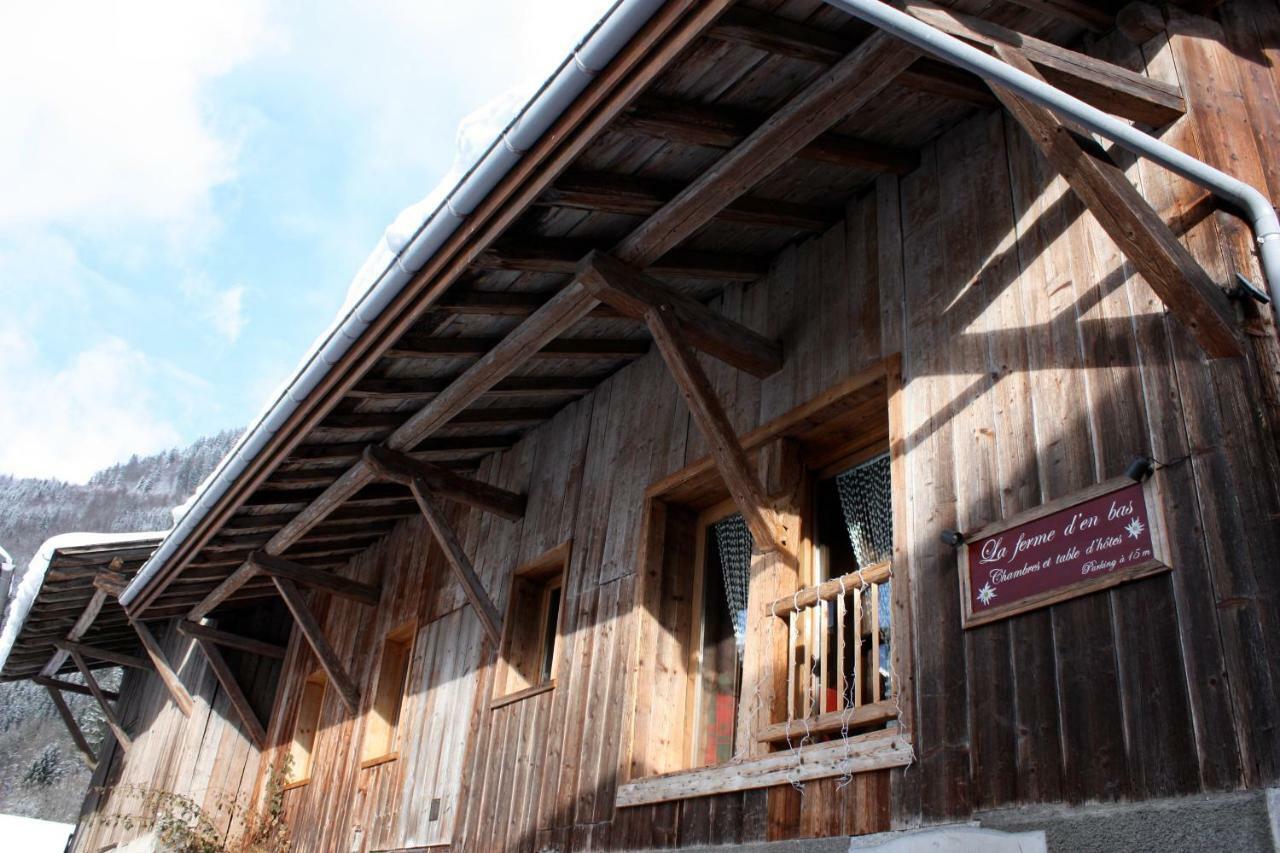 Chambre D'Hotes La Ferme D'En Bas Bed and Breakfast Samoëns Buitenkant foto